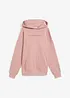 Sweatshirt med huva i ekologisk bomull, bonprix
