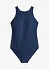 Baddräkt med djup ryggskärning, bonprix