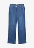 Loose Straight Jeans, Mid Waist, ekologisk bomull, bonprix