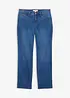 Straight Jeans Mid Waist, med ekologisk bomull, cropped, bonprix