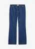 Bootcut-jeans Mid Waist med resårmidja, bonprix
