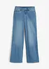 Wide Leg Jeans, Mid Waist, Stretch, bonprix