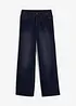 Wide Leg Jeans, Mid Waist, Stretch, bonprix