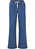 Stretch Wide Leg Jeans Mid Waist, bonprix