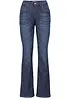Fodrade jeans med Bootcut och High Waist, bonprix