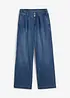 Wide Leg Jeans High Waist, med bekväm midja, bonprix