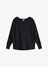 Ribbstickad oversizetröja, bonprix