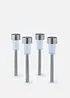 Solcellslampa väg (4-pack), bonprix