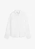 Skjortblus i viskosmix, bonprix