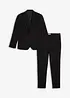 Superstretchig kostym (2 delar) Slim Fit, bonprix