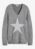 Tröja med stjärna, bonprix