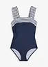 Baddräkt med medelhög formande effekt och breda axelband, bonprix