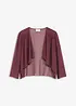 Chiffongbolero med återvunnen polyester, bonprix
