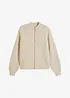 Cardigan med flätstickning, bonprix