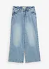 Wide Leg Jeans, Mid Waist, Low Stretch Full Length, bonprix