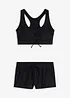 Bikini med BH-topp och badshorts (2 delar), bonprix