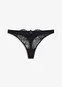 Stringtrosa i skir spets, bonprix
