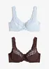 Minimizer-BH med vadderade axelband (2-pack), bonprix