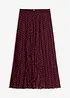 Chiffongkjol i krinklat material, bonprix