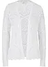 Hålmönstrad cardigan, bonprix