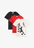 T-shirt av ekologisk bomull (3-pack), bonprix