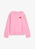 Sweatshirt i ren bomull, bonprix