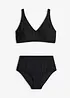 Bikini med V-ringning (2 delar), bonprix