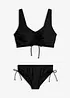 Bikini med BH-topp och knytband (2 delar), bonprix