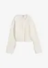 Hålmönstrad cardigan, bonprix