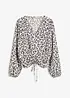 Blus med rynkning, bonprix