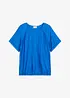 Kortärmad blus av mjuk viskosmix, bonprix