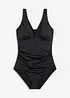 Baddräkt med medelhög, formande effekt och breda axelband, bonprix