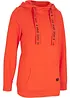 Sweatshirt med huva i mjuk viskosmix, bonprix