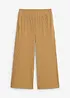 Ribbstickad jerseybyxa med bekväm midja, bonprix