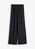 Lätt, böljande palazzobyxa i lång modell med hög midja och bekväm linning, bonprix