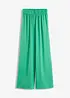 Lätt, böljande palazzobyxa i lång modell med hög midja och bekväm linning, bonprix