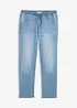 Tunna dra på-jeans med resårmidja, Regular Fit, Straight,, bonprix