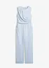Jumpsuit i glansig satin, bonprix