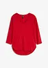 Topp med 3/4-ärm i elastisk viskos, bonprix