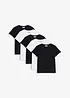 T-shirt i elastisk bomullsmix (5-pack), bonprix