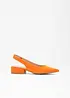 Slingbackpumps med låg blockklack, bonprix