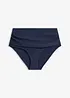 Bikinibyxa med hög midja, rynk och lätt formande effekt, bonprix