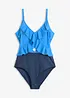 Baddräkt med cut-out och volanger, bonprix