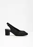 Slingbackpumps med bekväm vidd från Jana, Jana