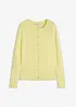 Hålmönstrad cardigan i bomullsmix, bonprix