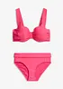 Balconettebikini med vadderade axelband (2 delar), bonprix