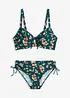 Minimizer-bikini (2 delar) med knytband, bonprix