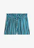Shorts av krinklat material, bonprix