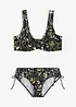 Minimizer-bikini med vadderade axelband (2 delar), bonprix