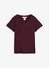 T-shirt i bomull och viskos, bonprix